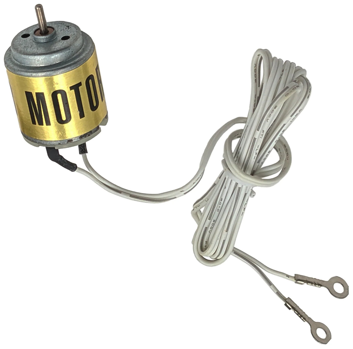 DC Motor for Solar Panel with 3 Foot Clip-on Wire Leads, 1V / 400mA Ou ...