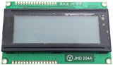 20 x 4 Dot Matrix Backlit LCD Module with Driver & Controller, Measures 98x60x9.5mm (JHD629-204A)
