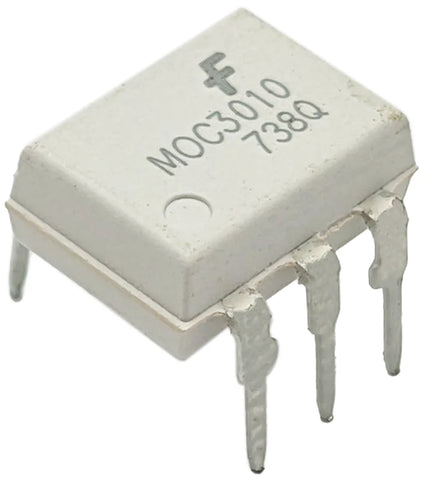 Infrared Diode to Triac Optocoupler, Optoisolator Triac Output 5300Vrms 1 Channel 6-DIP