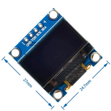 0.96" OLED IIC Display Module, Header Pin not Soldered