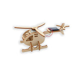 Wooden Solar Kits: Helicopter with Motor