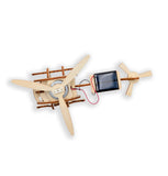 Wooden Solar Kits: Helicopter with Motor