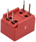DIP Switch with 2 Switches, 4-Pin, SPST, Red Color, 7.1mm x 9.7mm x 7.5mm