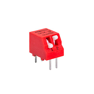 DIP Switch, SPST Raised Rocker 8 Positions
