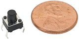 6mm Square Tact Momentary Switch, 3.5mm Button Height, Breadboard Friendly