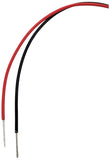 Momentary Switch with Open Wires, Red, 8" Long Wires