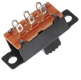 Mini Slide Switch DPDT with Solder Lug, 6 Pins