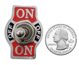 Standard Toggle Switch, SPDT, ON-OFF-ON, Screw Terminal