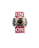 Standard Toggle Switch, SPDT, ON-OFF-ON, Screw Terminal