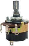 1/2W 50K Ohms Potentiometer with Switch, Single Turn, Round Shaft, Panel Mount