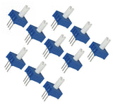 Potentiometer Cermet, 5K Ohms, Single Turn, 0.15" Spacing, 10 Pack