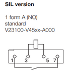 Reed Relay V23100-V4512-A000, Nominal Coil Voltage 12Vdc