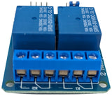 2 Channel 5V Relay Module With Low Level Trigger, Can Be Controlled By Arduino, 8051, AVR, PIC, DSP, ARM, ARM, MSP430, TTL logic