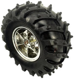 Dagu 120mm Spiked Rubber Wheel for RC / Robotics, 60mm Width, 4mm Axle (RS003CS)