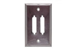Stainless Steel Wall Plates, Dual, DB25 Hole