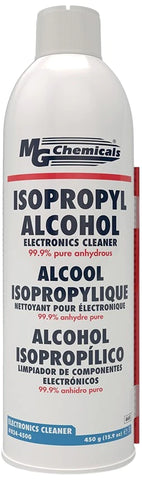 MG Chemicals 99.9% Isopropyl Alcohol Electronics Cleaner, 15.9 oz Aerosol Spray, Clear (824-450G)
