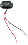 Electronic Piezo Buzzer 9V DC, 85dB with Wire Leads, Approx 1.1" x 0.7" Size