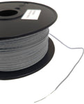 Gray 1000 Feet, UL 1007/1569, 24 Gauge Solid Hook Up Wire (Tinned Copper), 300V Rating, 80ºC Temperature Rating