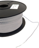 White 1000 Feet, UL 1007/1569, 24 Gauge Solid Hook Up Wire (Tinned Copper), 300V Rating, 80ºC Temperature Rating