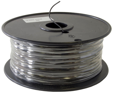Black 1000 Feet, UL 1007/1569, 24 Gauge Solid Hook Up Wire (Tinned Copper), 300V Rating, 80ºC Temperature Rating