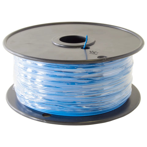 Blue 1000 Feet, UL 1007/1569, 24 Gauge Solid Hook Up Wire (Tinned Copper), 300V Rating, 80ºC Temperature Rating
