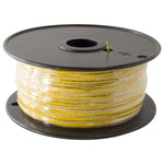 Yellow 1000 Feet, UL 1007/1569, 24 Gauge Solid Hook Up Wire (Tinned Copper), 300V Rating, 80ºC Temperature Rating