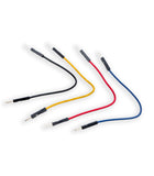 Jumper Wires, Male to Male, 4 Colors, 4" Length