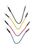 Jumper Wires, Male to Male, 4 Colors, 4" Length