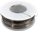 Nichrome Resistance Wire, 1/4 Lb Spool, 24 AWG, Composition: 60% Nickel, 16% Chromium and 24% Iron ASTM B267