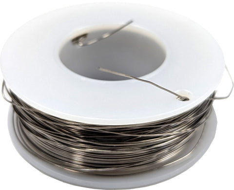Nichrome Resistance Wire, 1/4 Lb Spool, 26 AWG, Composition: 60% Nickel, 16% Chromium and 24% Iron ASTM B267
