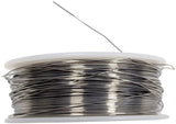 Nichrome Resistance Wire, 1/2 Lb Spool, 24 AWG, Composition: 60% Nickel, 16% Chromium and 24% Iron ASTM B267