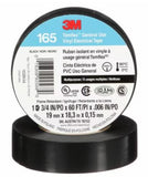 3M™ Temflex™ Vinyl Electrical Tape 165, Black, 3/4 in x 60 ft x .006 in