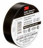 3M™ Temflex™ Vinyl Electrical Tape 165, Black, 3/4 in x 60 ft x .006 in