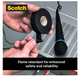 Scotch® Vinyl Electrical Tape Super 88, 3/4 in x 44 ft, Black