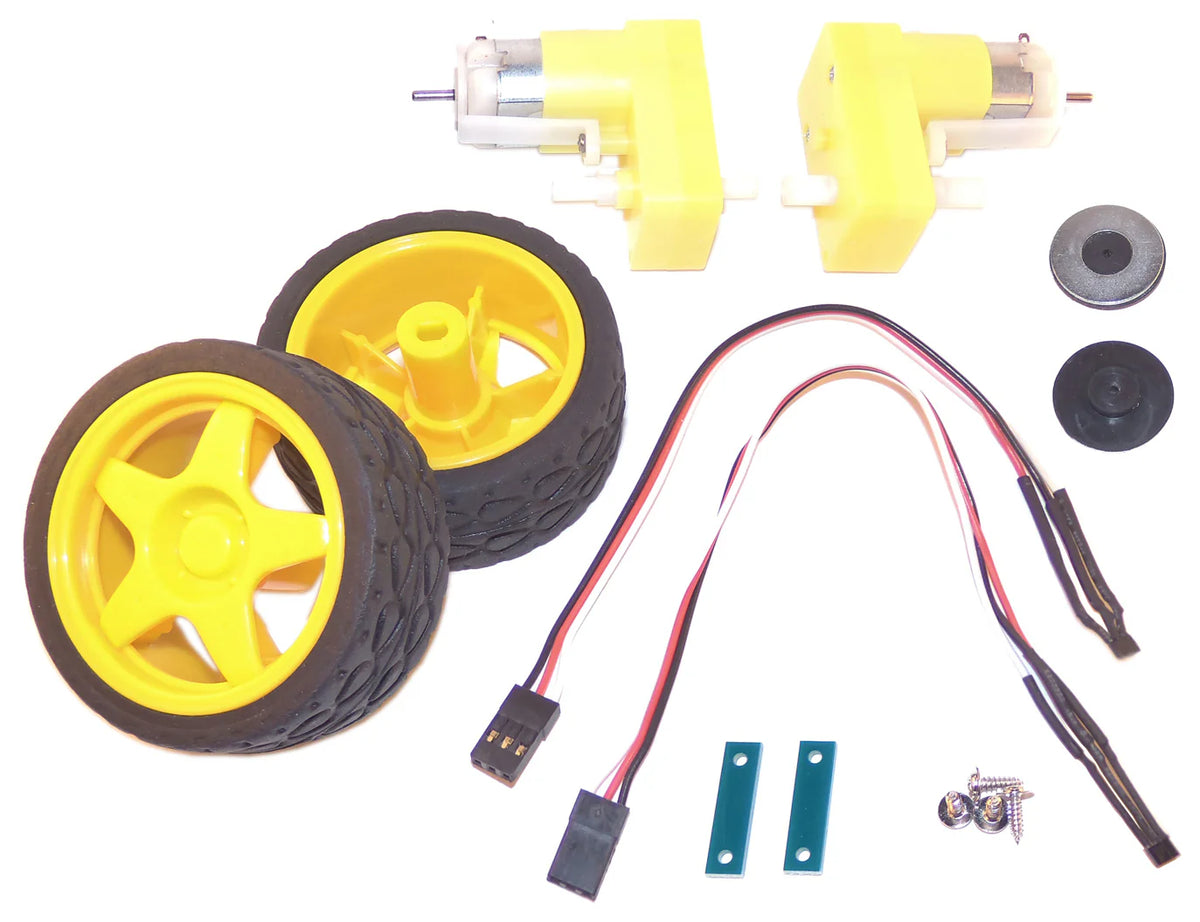 Dagu Motor and Encoder Kit for Robotics Projects, Includes Pair of Whe ...