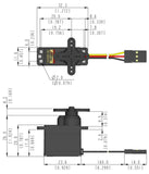 Hitec 11.9g Metal Gear Digital Micro Servo, Speed @6V: 0.11 sec/60° (HS-5065MG)