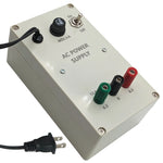 Low Voltage AC Power Supply with Binding Posts, 6.3V or 12.6V AC Output (Assembled Version)