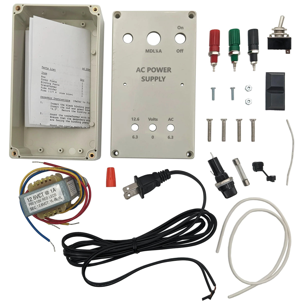 Low Voltage AC Power Supply Soldering Practice Kit with Assembly Manua ...