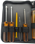 12 Piece Computer and Electronics Toolkit with Chip Inserter, T15 Screwdriver, Spare Parts Tube and Nut Drivers