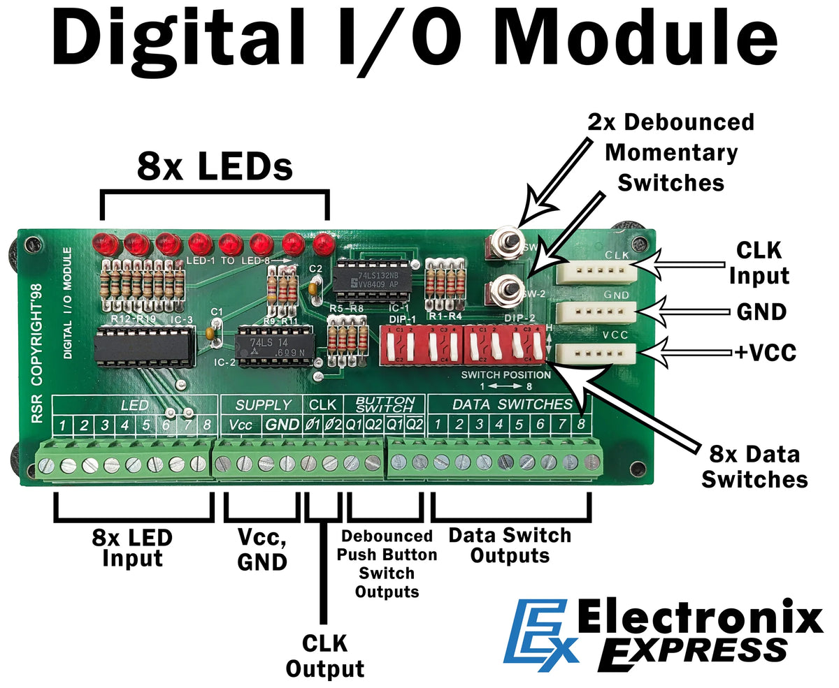Digital I/O Module for Experimentation and Prototyping of Digital Circ ...
