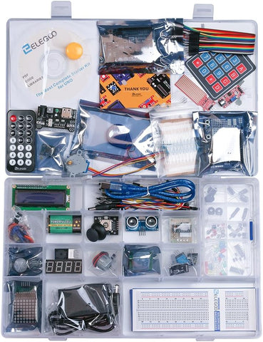  ELEGOO UNO R3 Project Most Complete Starter Kit with Tutorial  Compatible with Arduino IDE (63 Items) : Electronics