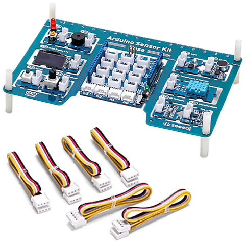 Arduino Sensor Kit - Base with 10 Grove Modules and 6 Cables (TPX00031 ...