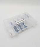 145 Piece Deluxe Capacitor Kit - Includes Disk, Mylar, Monolithic, and Electro Radial Capacitors