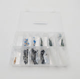 145 Piece Deluxe Capacitor Kit - Includes Disk, Mylar, Monolithic, and Electro Radial Capacitors