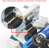 ELECFREAKS microbit Mini Cutebot Kit Compatible with BBC Micro:bit V2 and V1, DIY Programmable Robot Car Kit, STEM Educational Project, Graphical Makecode Coding Car(Without Micro:bit and AAA Battery)