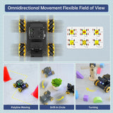 Robotic Kit for Arduino Robot Car AI Camera Vision Recognition Tracking Obstacle Avoidance Pick-and-Place Gripper, Programmable STEM Robot