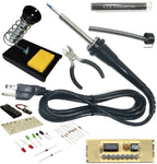 Complete Soldering Starter Set with 2 D.I.Y. Soldering Practice Projects