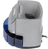 Electronic USD Coin Sorter and Counter with LCD Display, Sorts 270 Coins Per Minute into Coin Wrappers or Bins, Coin Wrapper Tubes Included