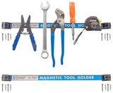 2 Pack 18" Magnetic Tool Organizer Racks (Mounting Screws Included)