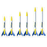 Estes Mini Mod 13mm STEM Model Rocket Starter Set, Comes with Launch Pad, Electron Beam Launch Controller, 4x A3-4T Engines, Plugs, Starters and Wadding